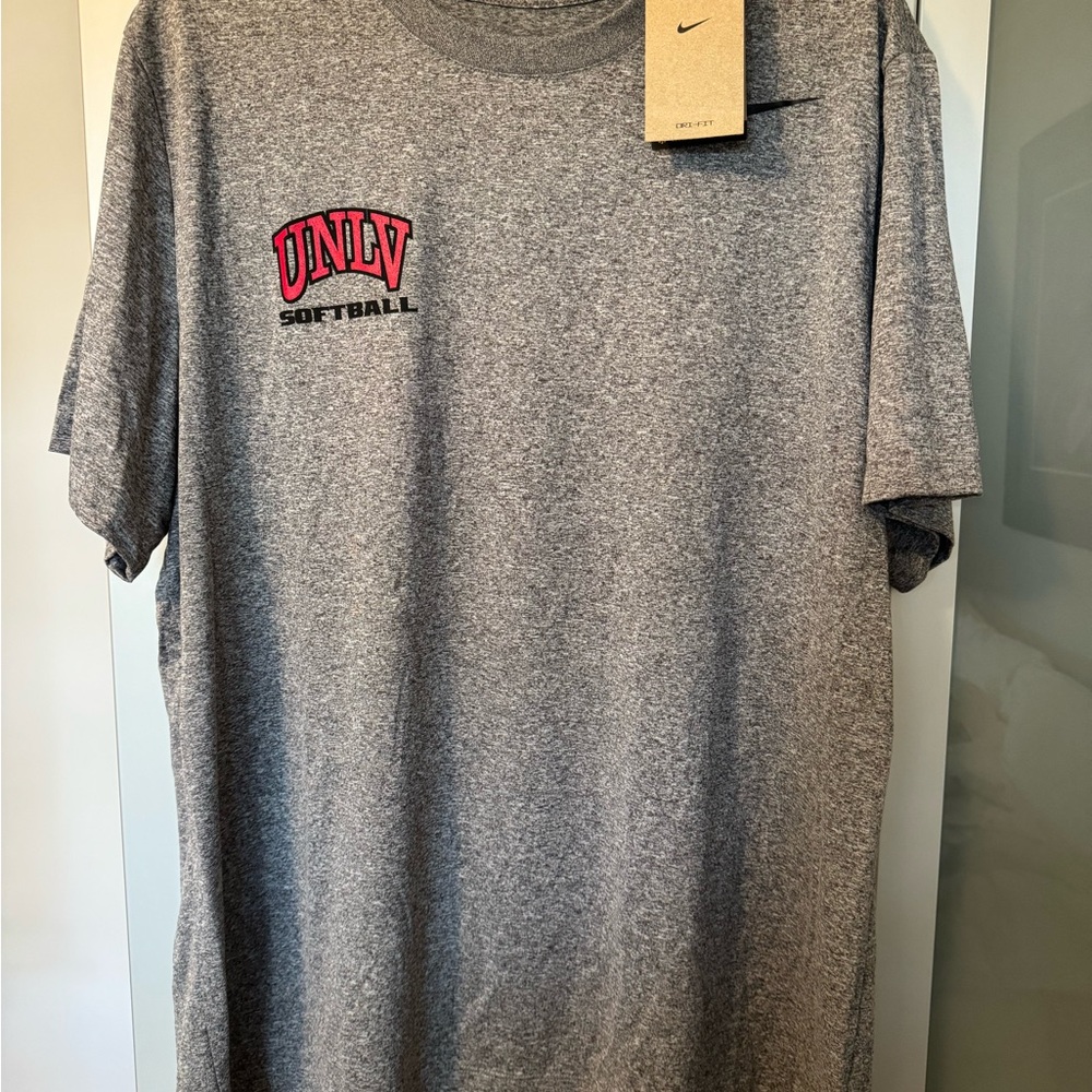 Nike Gray dri-fit UNLV Softball Tee